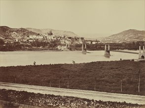 Viviers; Édouard Baldus, French, born Germany, 1813 - 1889, France; about 1861; Albumen silver print