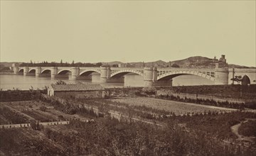 Tarascon. Viaduc; Édouard Baldus, French, born Germany, 1813 - 1889, France; about 1861; Albumen silver print