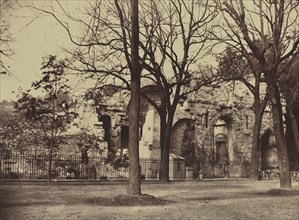 Nimes. Temple de Diane; Édouard Baldus, French, born Germany, 1813 - 1889, France; about 1861; Albumen silver print