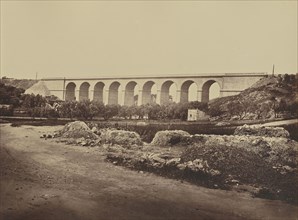 Viaduc de Bandol; Édouard Baldus, French, born Germany, 1813 - 1889, France; about 1861; Albumen silver print