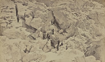 Savoie. Passage de l'echelle, sic, Bisson Frères, French, active 1840 - 1864, The Alps, France; 1862; Albumen silver print