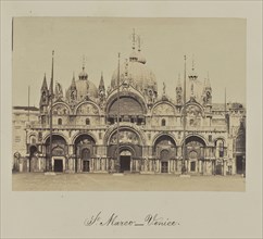 St. Marco - Venice; Attributed to Antonio Perini, Italian, 1830 - 1879, Venice, Italy; about 1855; Albumen silver print