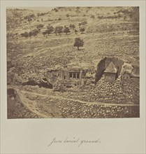 Jews burial ground; Reverend George Wilson Bridges, English, born Australia, 1788 - 1863, Jerusalem, Israel, Palestine