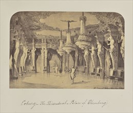 Coburg, The Riesensaal, Palace of Ehrenburg; about 1865; Albumen silver print