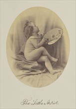 The Little Artist; Oscar Gustave Rejlander, British, born Sweden, 1813 - 1875, Great Britain; about 1865; Albumen silver print