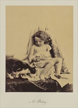 Ah! Pussey; Oscar Gustave Rejlander, British, born Sweden, 1813 - 1875, Great Britain; about 1865; Albumen silver print