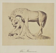 The Mourners; about 1865; Albumen silver print