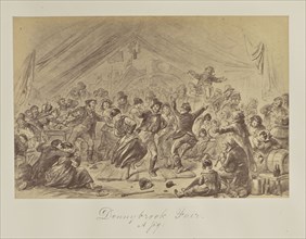 Donnybrook Fair. A Jig; about 1865; Albumen silver print