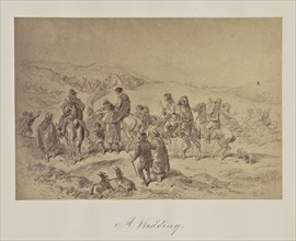 A Wedding; about 1865; Albumen silver print