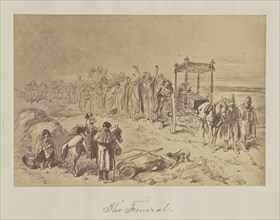 The Funeral; about 1865; Albumen silver print
