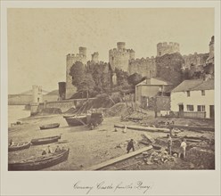 Conway Castle from the Quay; Conway, Great Britain; about 1865; Albumen silver print