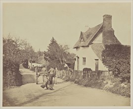 Lane Scene; Attributed to John Dixon Piper, Scottish, active 1850s - 1860s, Great Britain; about 1861; Albumen silver print