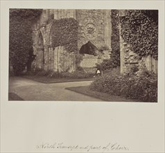 North Transept and part of Choir; Bayham, Great Britain; about 1865; Albumen silver print