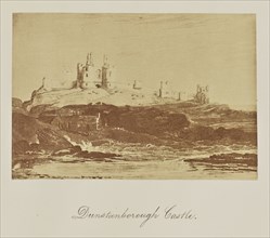 Dunstanborough Castle; Caroline Bertolacci, British, born 1825, active 1860s - 1890, about 1863; Albumen silver print
