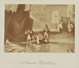 Marine Dabblers; Caroline Bertolacci, British, born 1825, active 1860s - 1890, about 1863; Albumen silver print