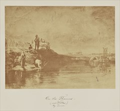 On the Thames., near Walton., by Turner; Caroline Bertolacci, British, born 1825, active 1860s - 1890, about 1863; Albumen