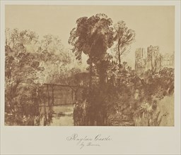 Raglan Castle. by Turner; Caroline Bertolacci, British, born 1825, active 1860s - 1890, about 1863; Albumen silver print