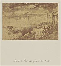 Quinton Curtis - after John Martin; about 1865; Albumen silver print