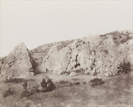 Cappadoce. Pterium-, Boghaz-Keuï). Vue générale des Rochers de Iasili-Kaïa; Jules Delbet, French, active 1860s, Rose-Joseph