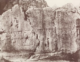 Cappadoce. Pterium-, Boghaz-Keuï). Iasili-Kaïa. - Bas-reliefs de la grande enceinte; Jules Delbet, French, active 1860s