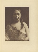 A Clayoquot Woman; Edward S. Curtis, American, 1868 - 1952, Seattle, Washington, United States; negative 1915; print 1916