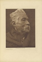 A Makah Profile; Edward S. Curtis, American, 1868 - 1952, Seattle, Washington, United States; negative 1915; print 1916