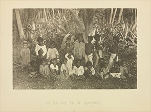 Of an Age to be Clothed; Henry W. Cave, English, 1854 - 1913, Sri Lanka; about 1890; Photogravure; 5.8 × 8.8 cm