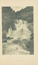 Waterfall at Nuwara Eliya; Henry W. Cave, English, 1854 - 1913, Sri Lanka; about 1890; Photogravure; 8.8 × 5.9 cm