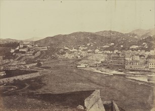 Genoa from the Ramparts; Mrs. Jane St. John, British, 1803 - 1882, Genoa, Italy; 1856 - 1859; Albumen silver print from a paper