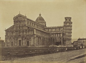 Cathedral & Campanile, Pisa; Mrs. Jane St. John, British, 1803 - 1882, Pisa, Italy; 1856 - 1859; Albumen silver print from a