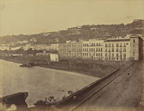 Naples, from our window in the Hotel des Etrangers; Mrs. Jane St. John, British, 1803 - 1882, Naples, Italy; 1856 - 1859