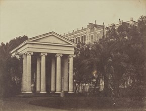 Temple of Virgil, Villa Reale, Naples; Mrs. Jane St. John, British, 1803 - 1882, Naples, Italy; 1856 - 1859; Albumen silver