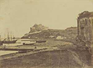 Castle at Baia; Mrs. Jane St. John, British, 1803 - 1882, Baia, Italy; 1856 - 1859; Albumen silver print from a paper negative