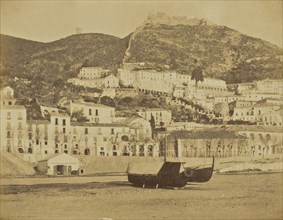 Salerno from the Sea shore; Mrs. Jane St. John, British, 1803 - 1882, Salerno, Italy; 1856 - 1859; Albumen silver print