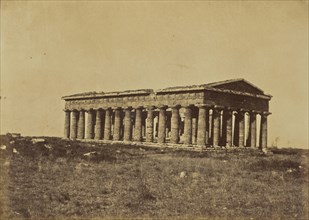 The great Temple, Paestum; Mrs. Jane St. John, British, 1803 - 1882, Paestum, Italy; 1856 - 1859; Albumen silver print