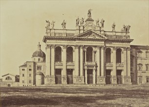 Church of St John Lateran, Rome; Mrs. Jane St. John, British, 1803 - 1882, Rome, Italy; 1856 - 1859; Albumen silver print