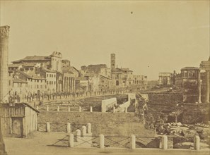 Forum, Rome; Mrs. Jane St. John, British, 1803 - 1882, Rome, Italy; 1856 - 1859; Albumen silver print from a paper negative