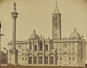 Church of Sta Maria Maggiore, Rome; Mrs. Jane St. John, British, 1803 - 1882, Rome, Italy; 1856 - 1859; Albumen silver print
