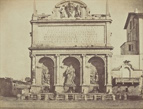 Fontana de Termini, Rome; Mrs. Jane St. John, British, 1803 - 1882, Rome, Italy; 1856 - 1859; Albumen silver print from a paper