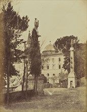 Ascent to Monte Pincio, Rome; Mrs. Jane St. John, British, 1803 - 1882, Rome, Italy; 1856 - 1859; Albumen silver print