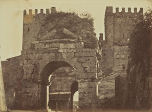 Arch of Drusus, Rome; Mrs. Jane St. John, British, 1803 - 1882, Rome, Italy; 1856 - 1859; Albumen silver print from a paper