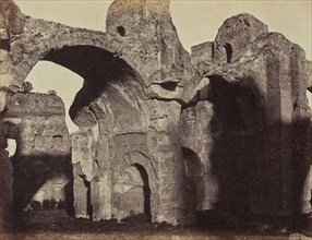 Baths of Caracalla, Rome; Mrs. Jane St. John, British, 1803 - 1882, Rome, Italy; 1856 - 1859; Albumen silver print from a paper