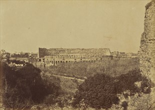 Colosseum from the Palace of Caesars, Rome; Mrs. Jane St. John, British, 1803 - 1882, Rome, Italy; 1856 - 1859; Albumen silver