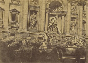 Fountain di Trevi, Rome; Mrs. Jane St. John, British, 1803 - 1882, Rome, Italy; 1856 - 1859; Albumen silver print from a paper