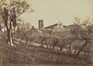 St Miniato, Florence; Mrs. Jane St. John, British, 1803 - 1882, Florence, Italy; 1856 - 1859; Albumen silver print from a paper