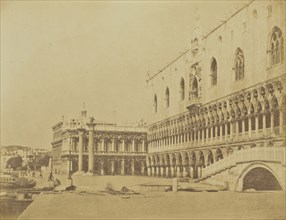 Doges Palace & entrance to St Marks Place, Venice; Mrs. Jane St. John, British, 1803 - 1882, Venice, Italy; 1856 - 1859