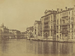 Grand Canal, Venice; Mrs. Jane St. John, British, 1803 - 1882, Venice, Italy; 1856 - 1859; Albumen silver print from a paper