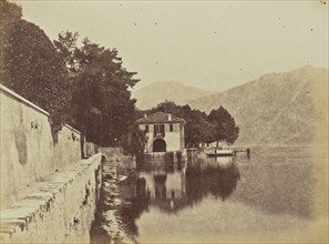 Landing place at Cadenabbia, Como; Mrs. Jane St. John, British, 1803 - 1882, Cadenabbia, Como, Italy; 1856 - 1859; Albumen