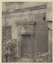 Seitliches Portal am Hirschvogelsaal in der Hirschelgasse; W. Biede, German, active 1870s - 1880s, Nuremberg, Germany; 1870s