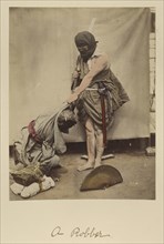 A Robber; Shinichi Suzuki, Japanese, 1835 - 1919, Japan; about 1873 - 1883; Hand-colored Albumen silver print